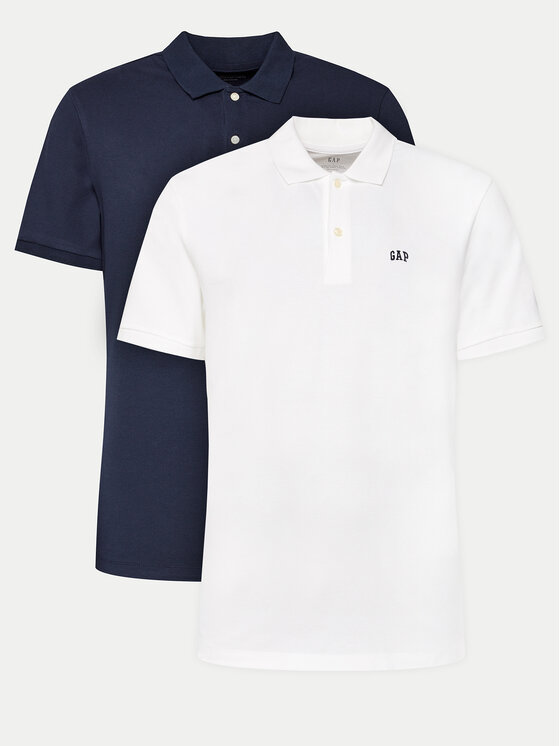 Gap Set 2 Polo Majice 624196-00 Tamnoplava Regular Fit