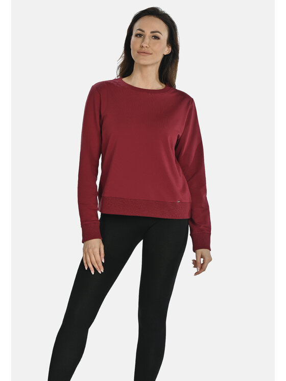 Teyli Teyli Bluzka 643 Czerwony Classic Fit
