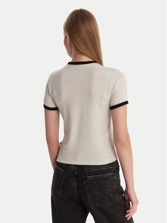 Guess Jeans Guess Jeans T-shirt W6RI16 J1314 Grigio Classic Fit