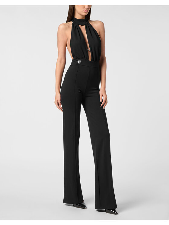 PHILIPP PLEIN PHILIPP PLEIN Kombinezon 26461 Czarny Fitted Fit