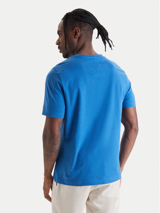 Tommy Hilfiger Tommy Hilfiger T-shirt Brand Love MW0MW42365 Blu Regular Fit