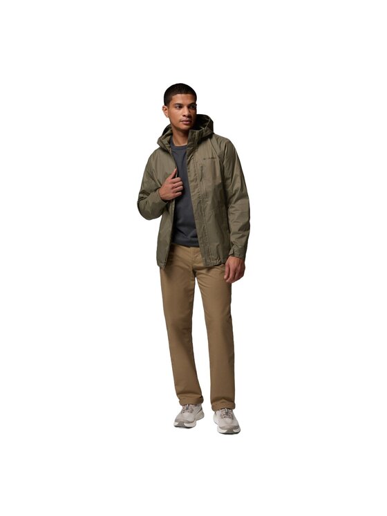 Columbia Columbia Kurtka przeciwdeszczowa Pouring Adventure III Jacket 2117171397 Zielony Regular Fit