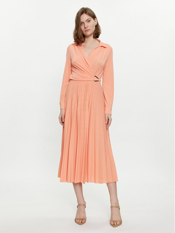 Marella Marella Abito da cocktail Evelin 2413621011 Arancione Regular Fit
