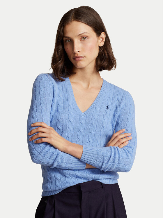 Polo Ralph Lauren Polo Ralph Lauren Svetr 211910422004 Modrá Regular Fit