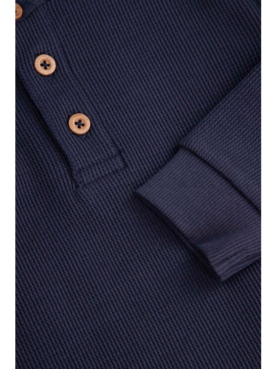 Coccodrillo Coccodrillo S dlouhým rukávem ZC6143103MBN-015 Tmavomodrá Regular Fit