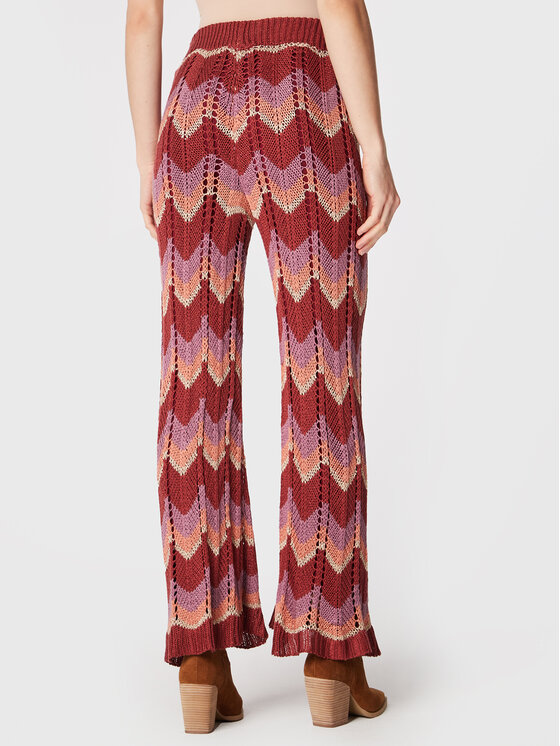 NKN Nekane NKN Nekane Strickhose TS.WINA Dunkelrot Regular Fit