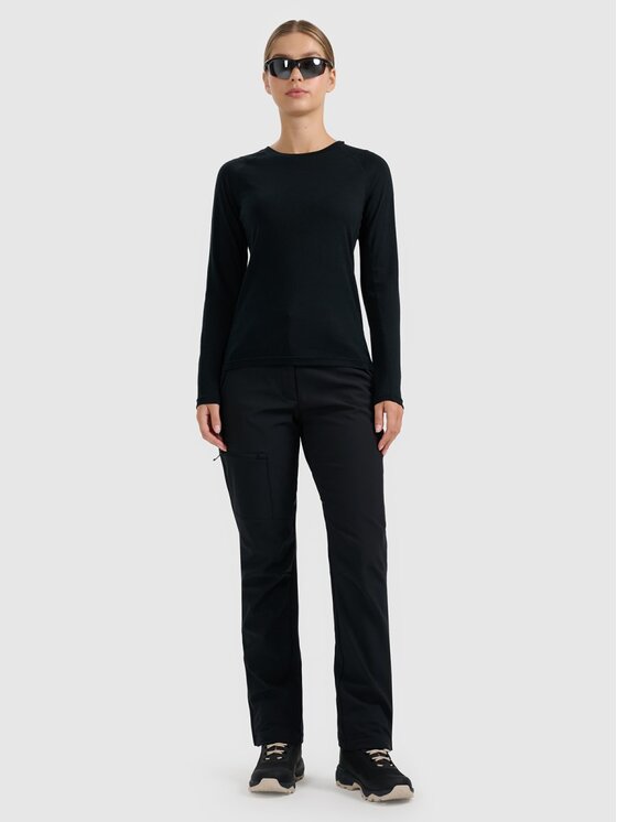 4F 4F Intimo termico pezzo sopra 4FWAW25TFLOF433-20S Nero Regular Fit