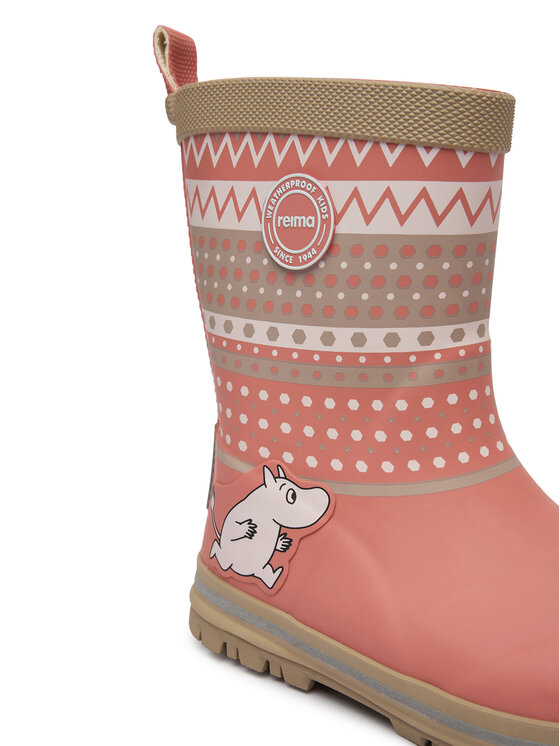 Reima Reima Holínky Moomin Magisk Rain Boots 5400001B Růžová