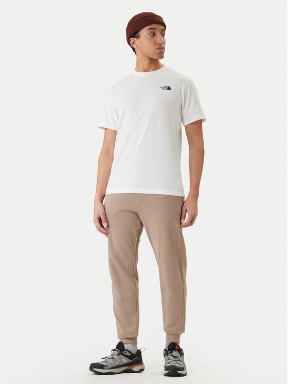 The North Face The North Face Tričko Vertical NF0A8GV1 Biela Regular Fit