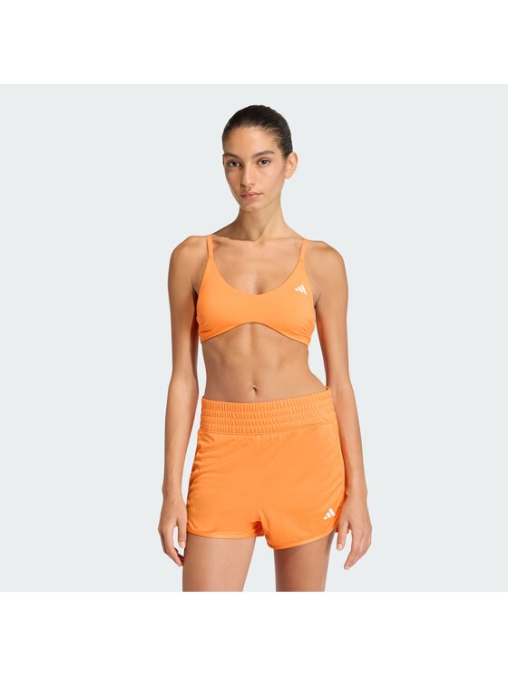 adidas adidas Biustonosz sportowy 159349 Pomarańczowy