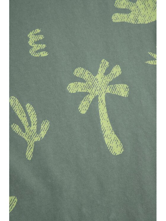 Coccodrillo Coccodrillo T-Shirt WC6143203TBK-011 Zelená Regular Fit