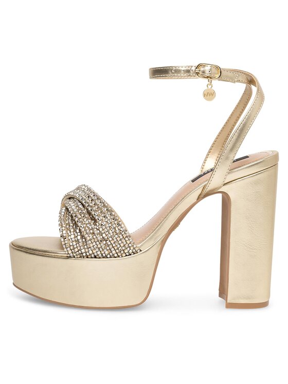 Nine West Nine West Sandały WFA2736-1 Złoty