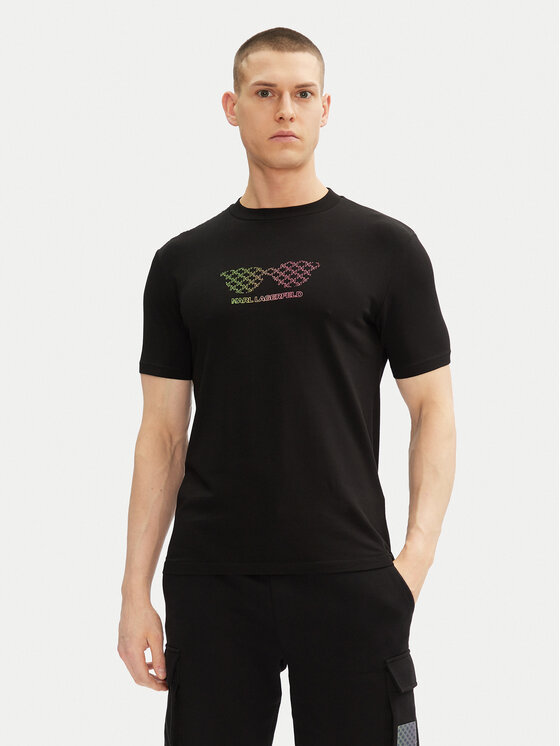 KARL LAGERFELD KARL LAGERFELD T-Shirt 755402 552235 Černá Regular Fit