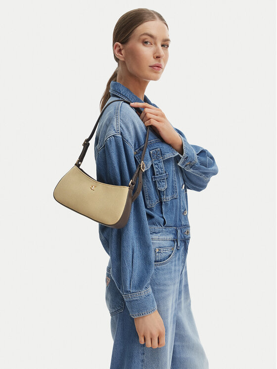 Calvin Klein Geantă Ck Canvas Small Shoulder Bag LV04F3347G Bej