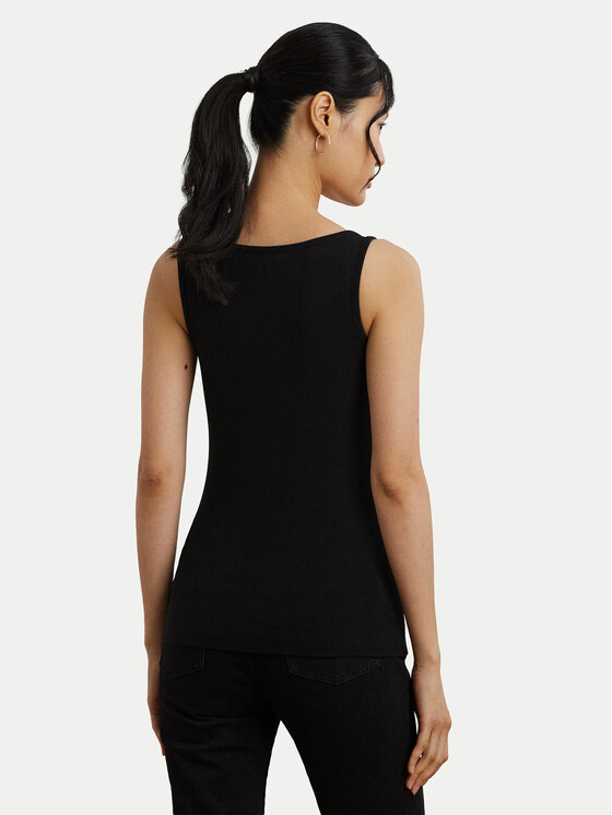 LAUREN RALPH LAUREN LAUREN RALPH LAUREN Top 200704777005 Czarny Slim Fit