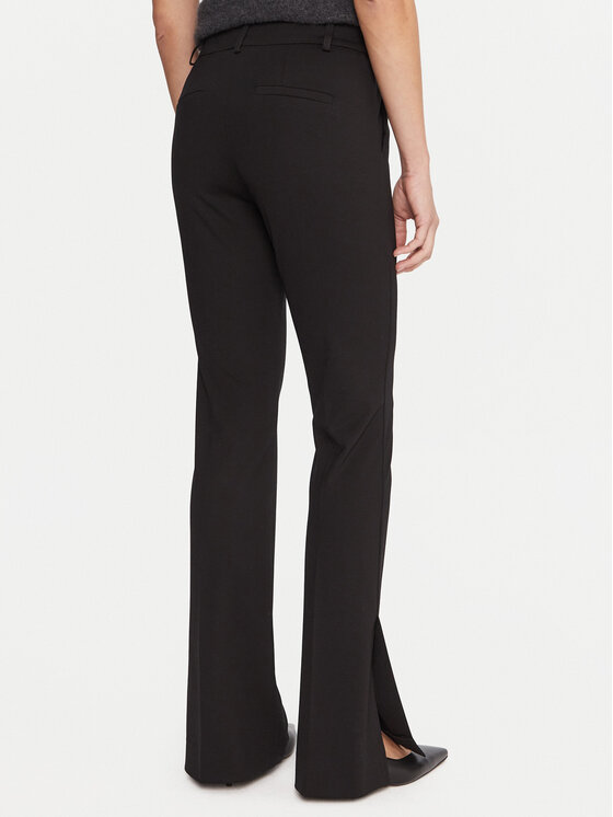 Marella Marella Auduma bikses Artur 2523786024 Melns Flare Fit