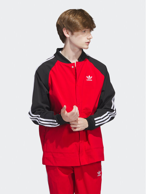 adidas Geacă bomber IC5542 Roșu Regular Fit