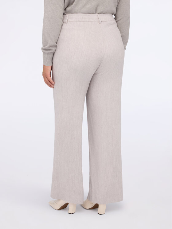Fiorella Rubino Fiorella Rubino Pantaloni di tessuto P734T005094N002 Écru Regular Fit