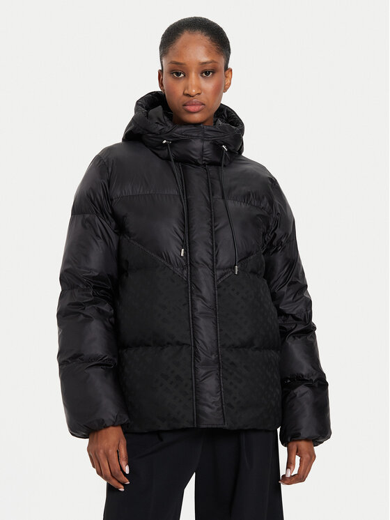 BOSS BOSS Зимова куртка Pollimina 50518483 Чорний Regular Fit