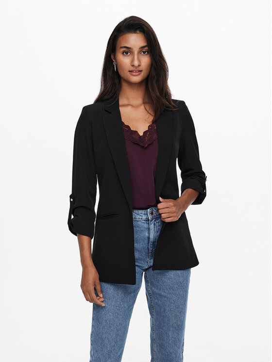 ONLY ONLY Sakko Kayle 15218743 Schwarz Regular Fit