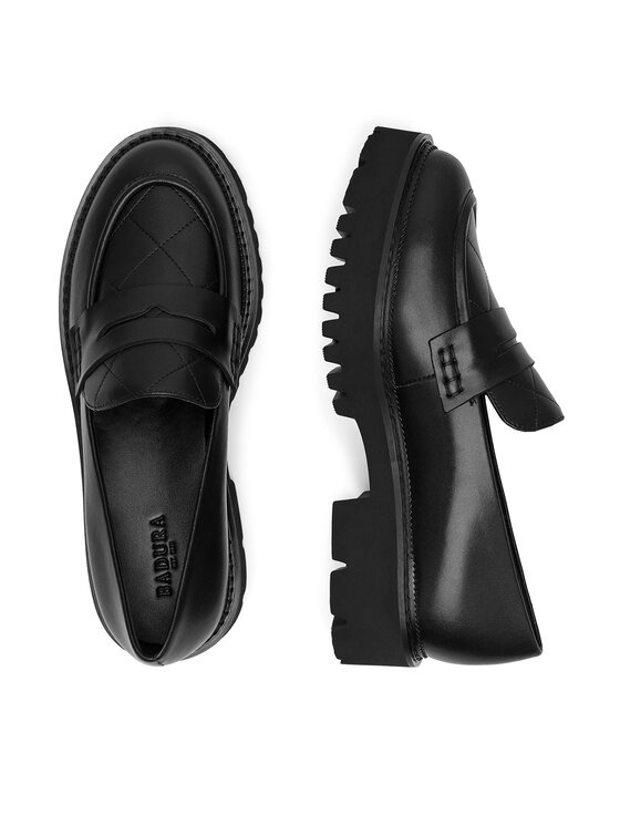 Badura Badura Loafersy JIAO-V1767-13-2 Czarny
