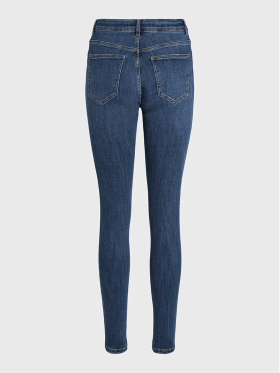 Vila Vila Traperice Sarah 14082132 Tamnoplava Skinny Fit