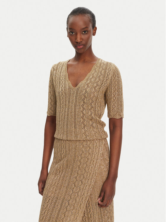 TWINSET TWINSET Светр 251TT3194 Бежевий Slim Fit