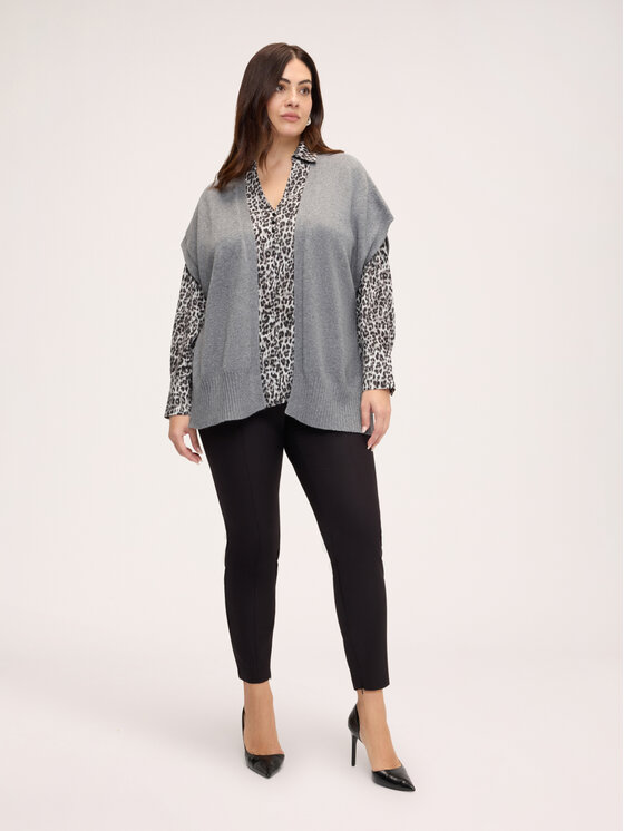 Fiorella Rubino Fiorella Rubino Cardigan M387E102468N013 Grigio Regular Fit