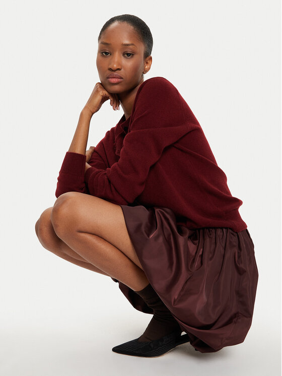 Herskind Herskind Φούστα mini Evans 5202155 Μπορντό Regular Fit