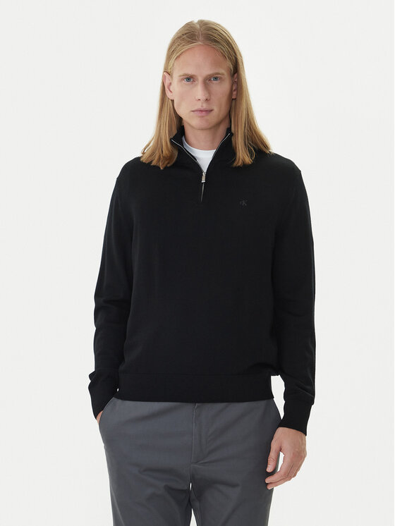 Calvin Klein Calvin Klein Pulover LV04LD318G Negru Regular Fit