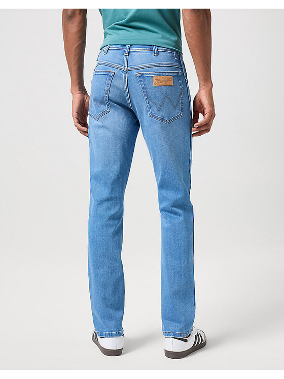 Wrangler Wrangler Jeansy RIVER Niebieski Slim Fit