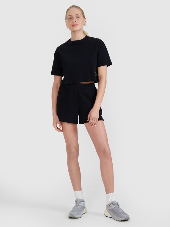 4F 4F T-shirt 4FWSS25TTSHF1977-20S Nero Regular Fit