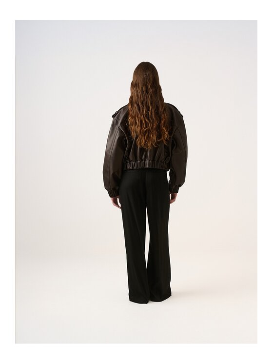 La Mania La Mania Pantalone da abito GOLDIE Nero Classic Fit