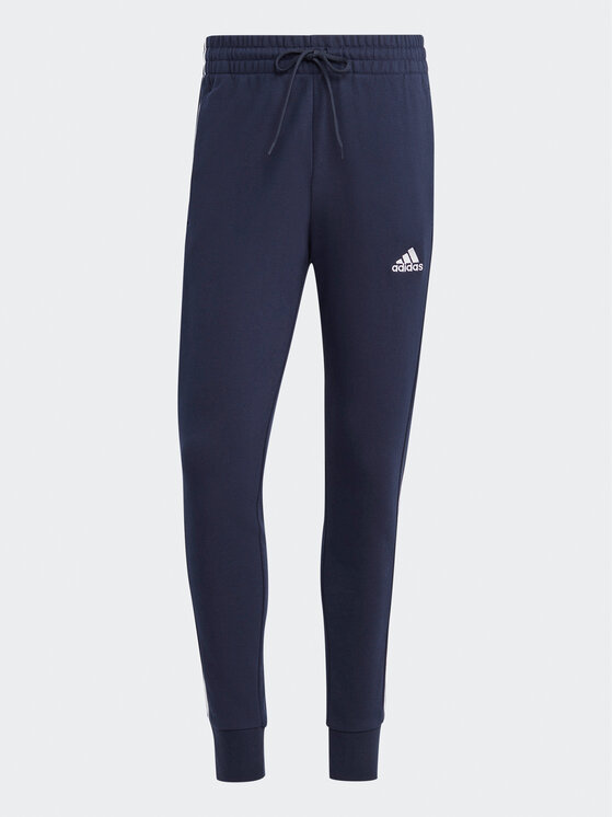 adidas adidas Спортивні штани Essentials French Terry Tapered Cuff 3-Stripes Joggers IC9406 Голубий Regular Fit