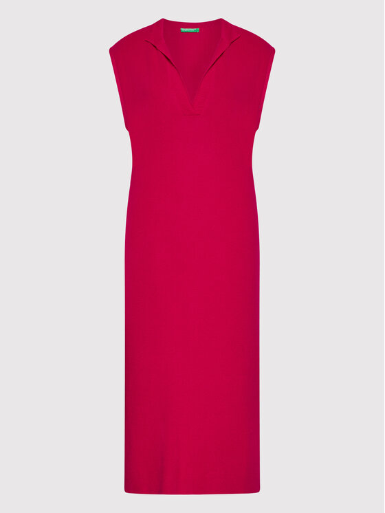 United Colors Of Benetton United Colors Of Benetton Φόρεμα υφασμάτινο 1098DV005 Ροζ Regular Fit