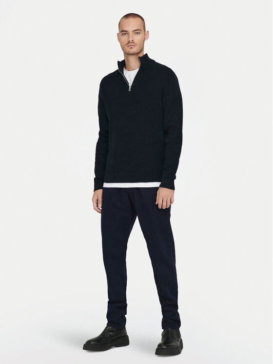 Only & Sons Only & Sons Sweater 22023210 Sötétkék Regular Fit