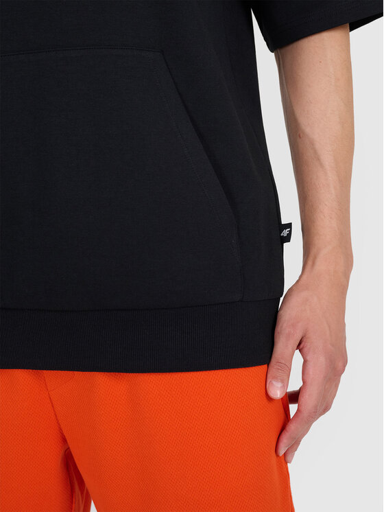 4F 4F Bluza BASKET Czarny Regular Fit