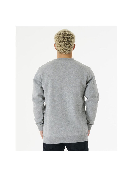Rip Curl Rip Curl Bluza Wetsuit Icon Crew Szary Standard Fit