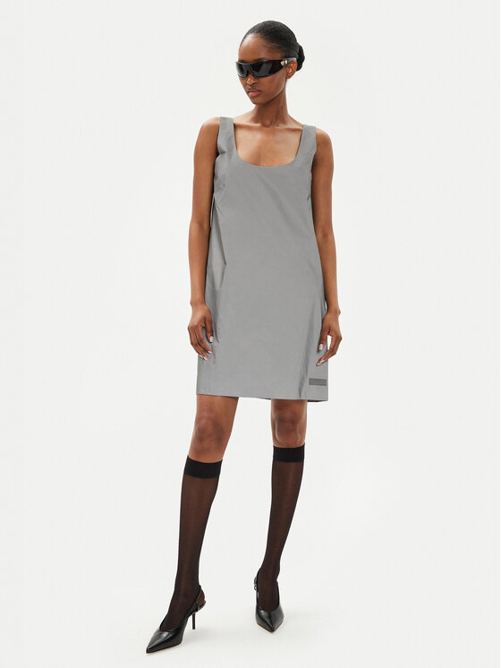 2NDDAY 2NDDAY Φόρεμα καθημερινό Petty Reflective 2244127509 Γκρι Relaxed Fit