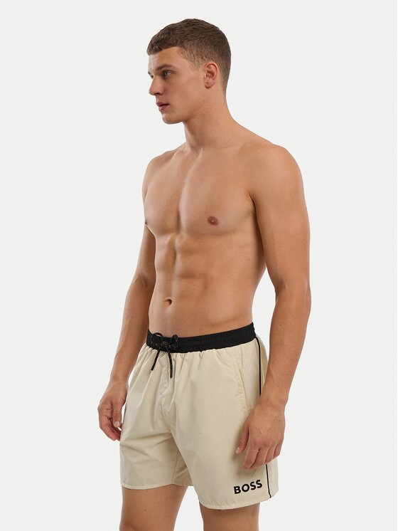 BOSS BOSS Ujumisšortsid Starfish 50514429 Beež Regular Fit