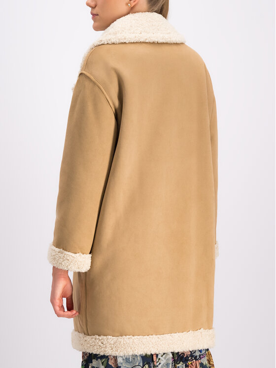 My Twin My Twin Зимове пальто 192MT2020 Бежевий Regular Fit