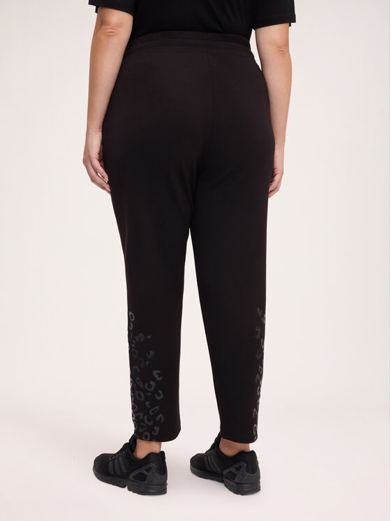 Fiorella Rubino Fiorella Rubino Pantaloni di tessuto P876L002488N033 Nero Slim Fit