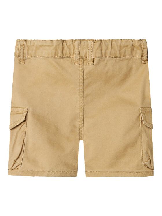 NAME IT NAME IT Szorty materiałowe Ben 13225803 Brązowy Baggy Fit