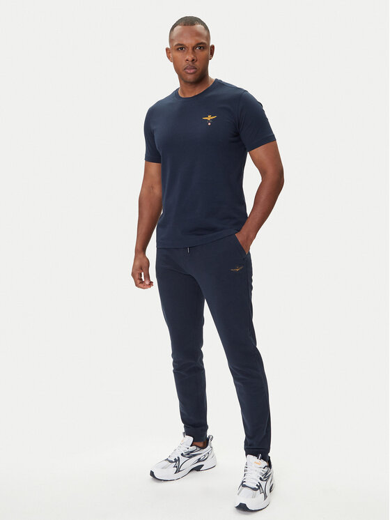Aeronautica Militare Aeronautica Militare T-shirt 252TS1580UJ00372 Tamnoplava Regular Fit