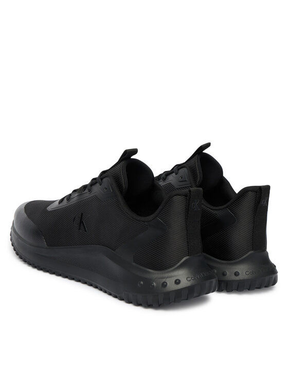 Calvin Klein Calvin Klein Sneakersy Eva Runner Lace Up Mat Mix YM0YM01442 Čierna