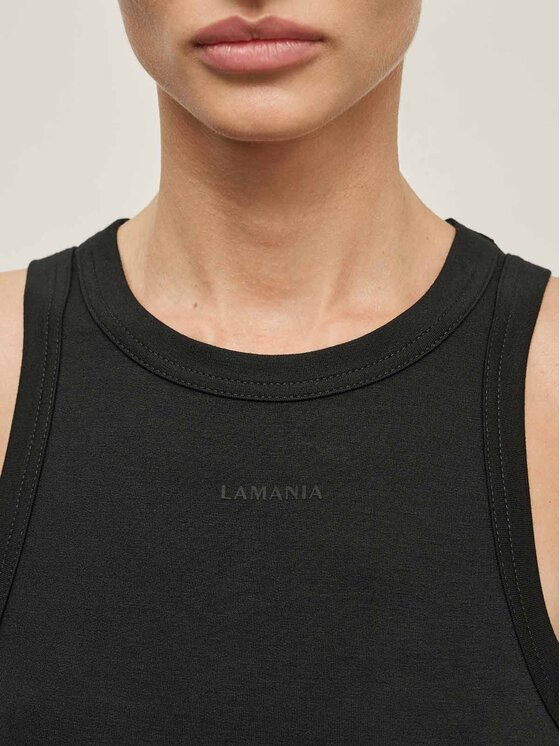 La Mania La Mania Top SERENO Nero Classic Fit