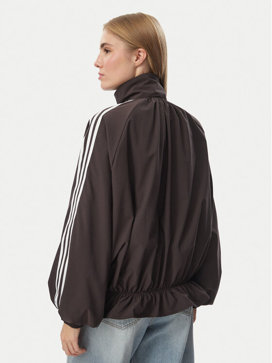 adidas adidas Bluza LG3960 Brązowy ciemny Oversize