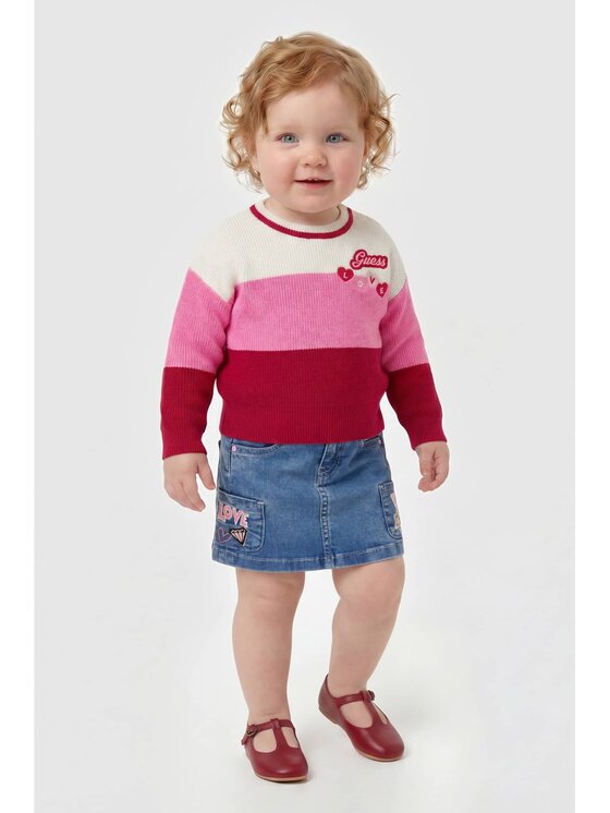 Guess Kids Guess Kids Svetr 183035 Růžová Classic Fit