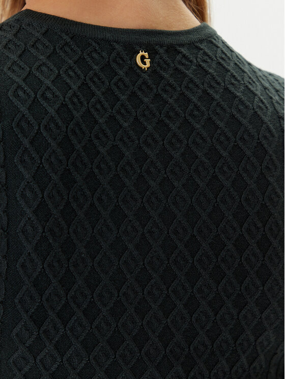 Guess Guess Džemper haljina W5BK68 Z2YJ2 Zelena Slim Fit
