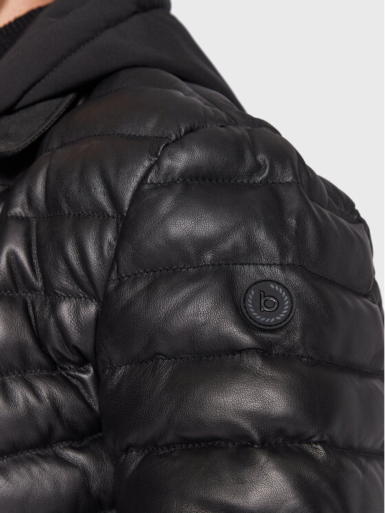 Bugatti Bugatti Lederjacke 222 047 Schwarz Regular Fit